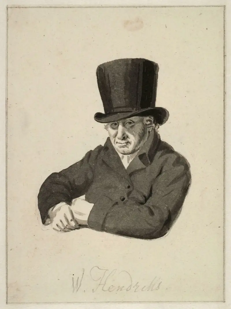 Selbstporträt von Wybrand Hendriks von Wybrand Hendriks