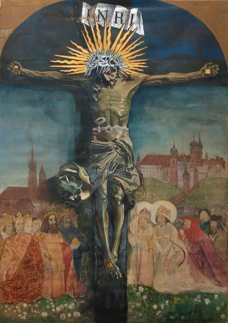 Chrystus na krzyżu, Leon Wyczółkowski