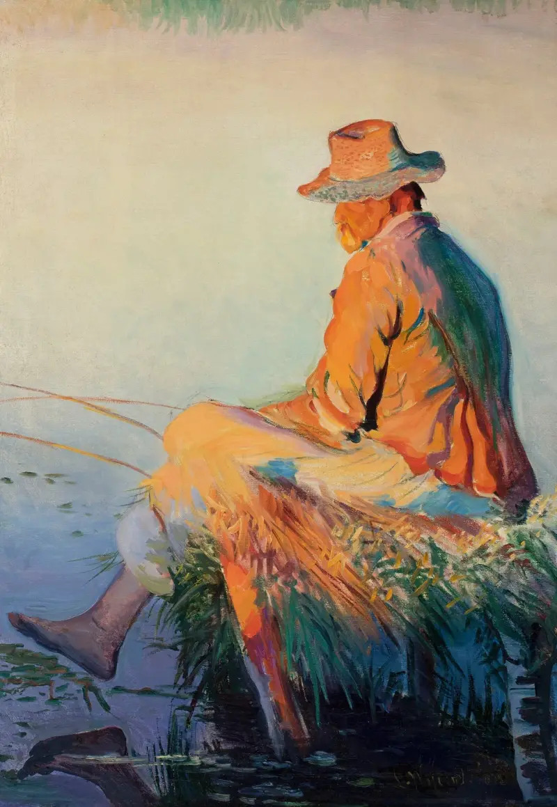 Rybář, Leon Wyczółkowski