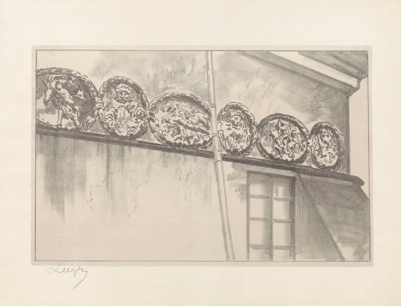 Frieze on the Seminary building av Leon Wyczółkowski