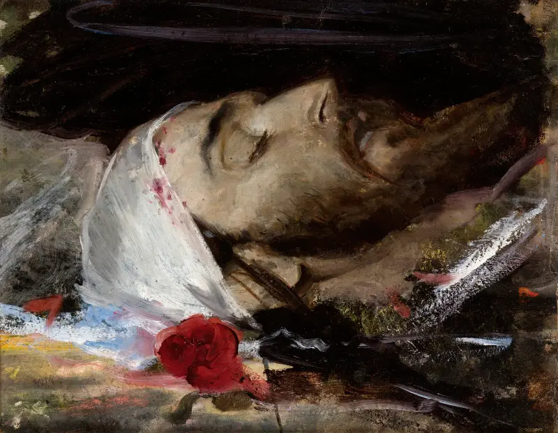 Head of Christ av Leon Wyczółkowski