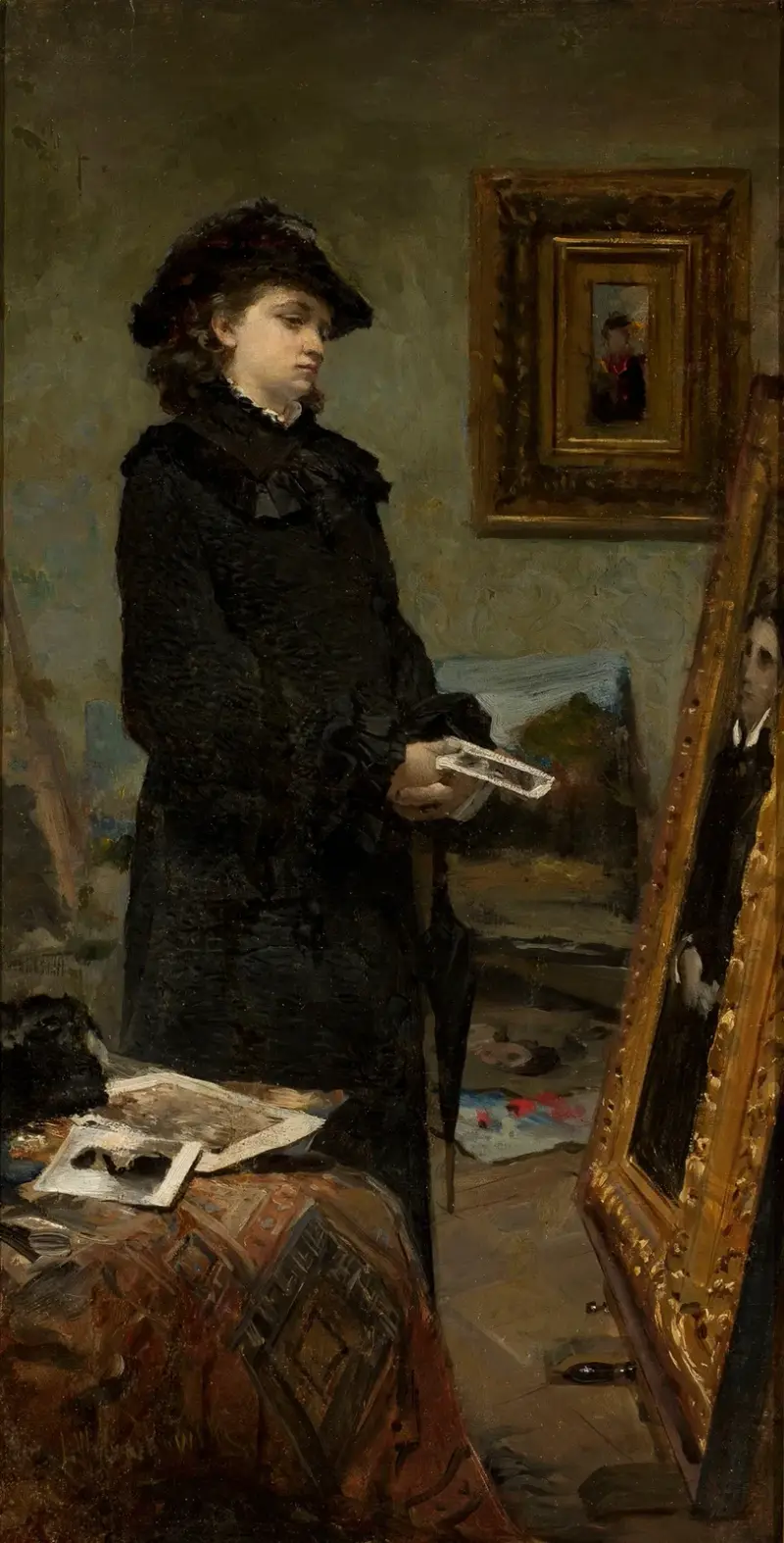 V ateliéru malíře, Leon Wyczółkowski