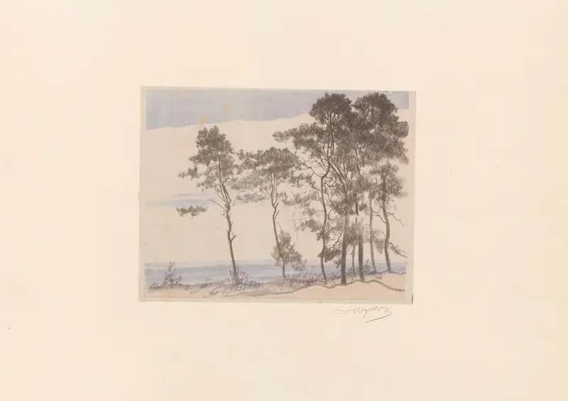Kleine Kiefern Nr. II von Leon Wyczółkowski