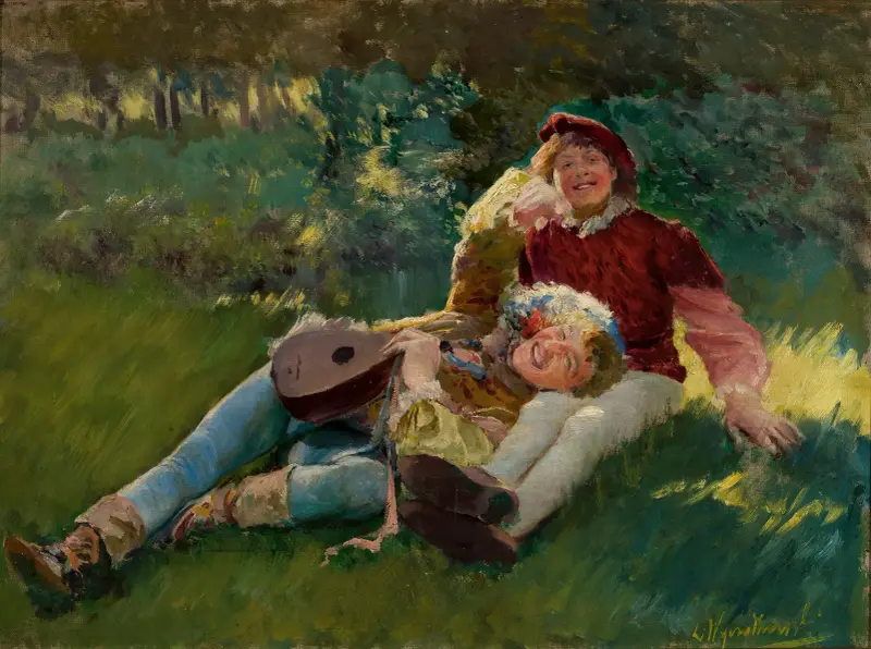 Veselé děti, Leon Wyczółkowski