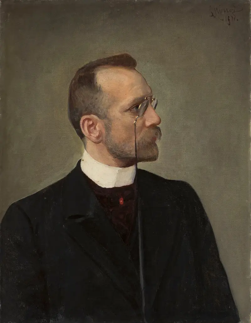 Porträtt av Mikołaj Brzeski av Leon Wyczółkowski