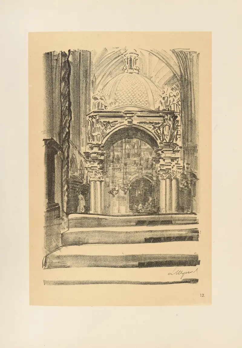 Svatý Stanislav (Wawelský hrad), 1915, Leon Wyczółkowski