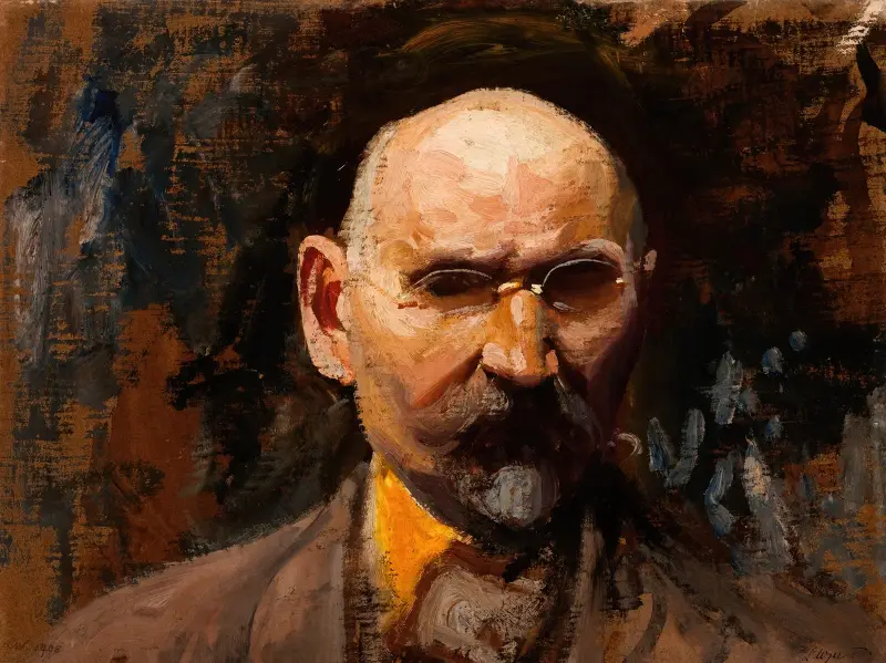 Autoportrét, 1908, Leon Wyczółkowski