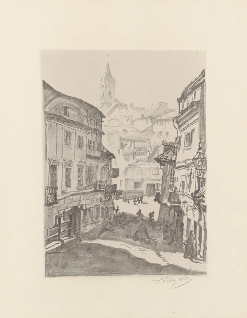 Dzielnica żydowska, Leon Wyczółkowski