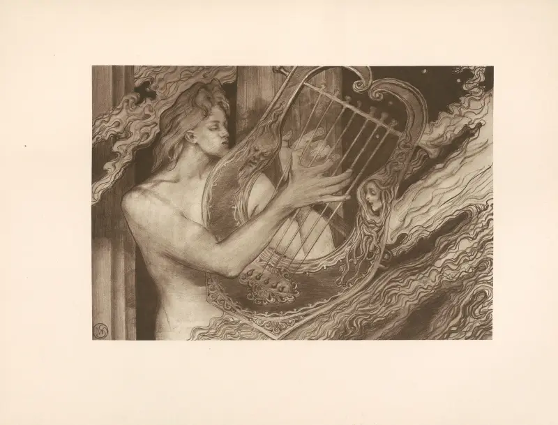 Apollo auf dem Olymp (Ilias) von Stanisław Wyspiański