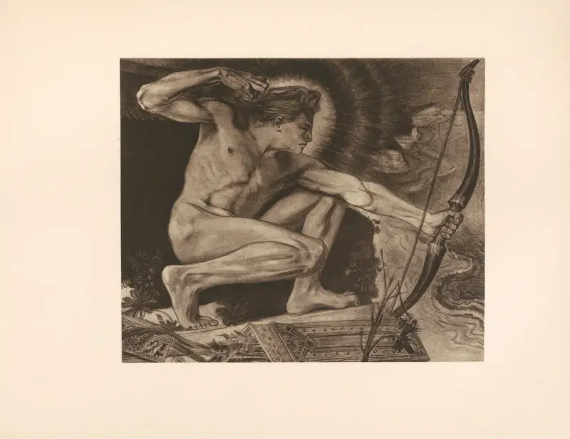 Apollo razi grotami pomoru (Iljada) av Stanisław Wyspiański
