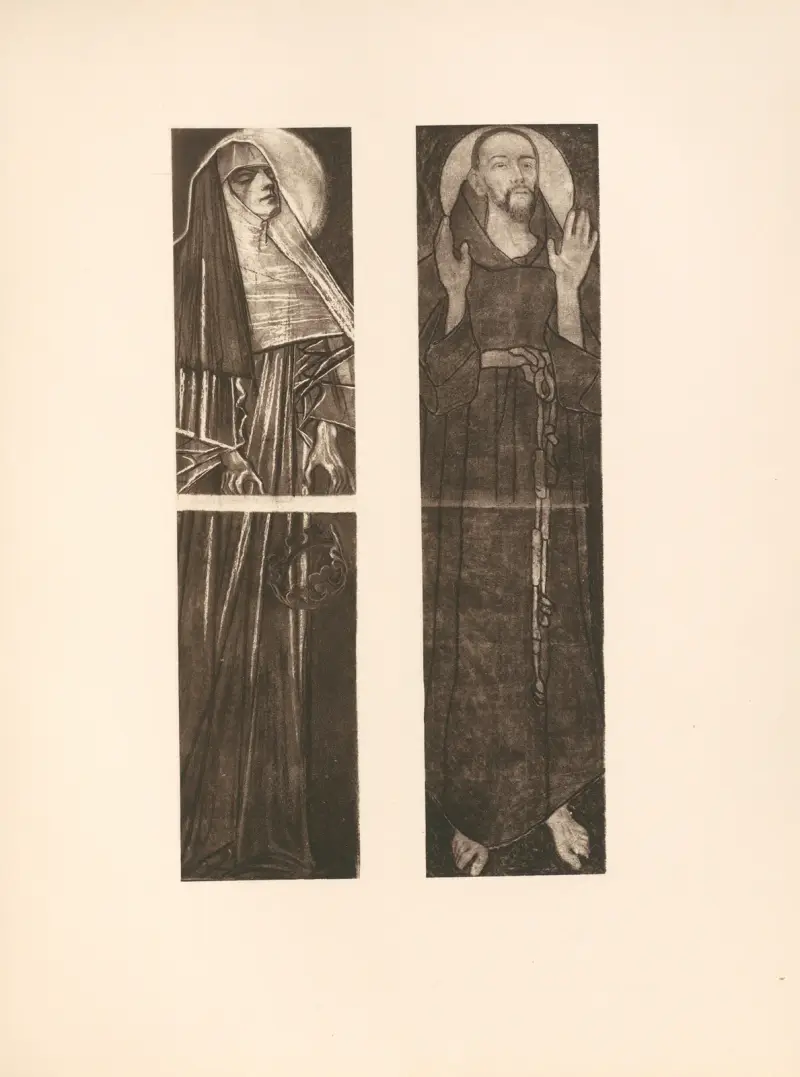 Bł. Salomea; Sw. Franciszek av Stanisław Wyspiański