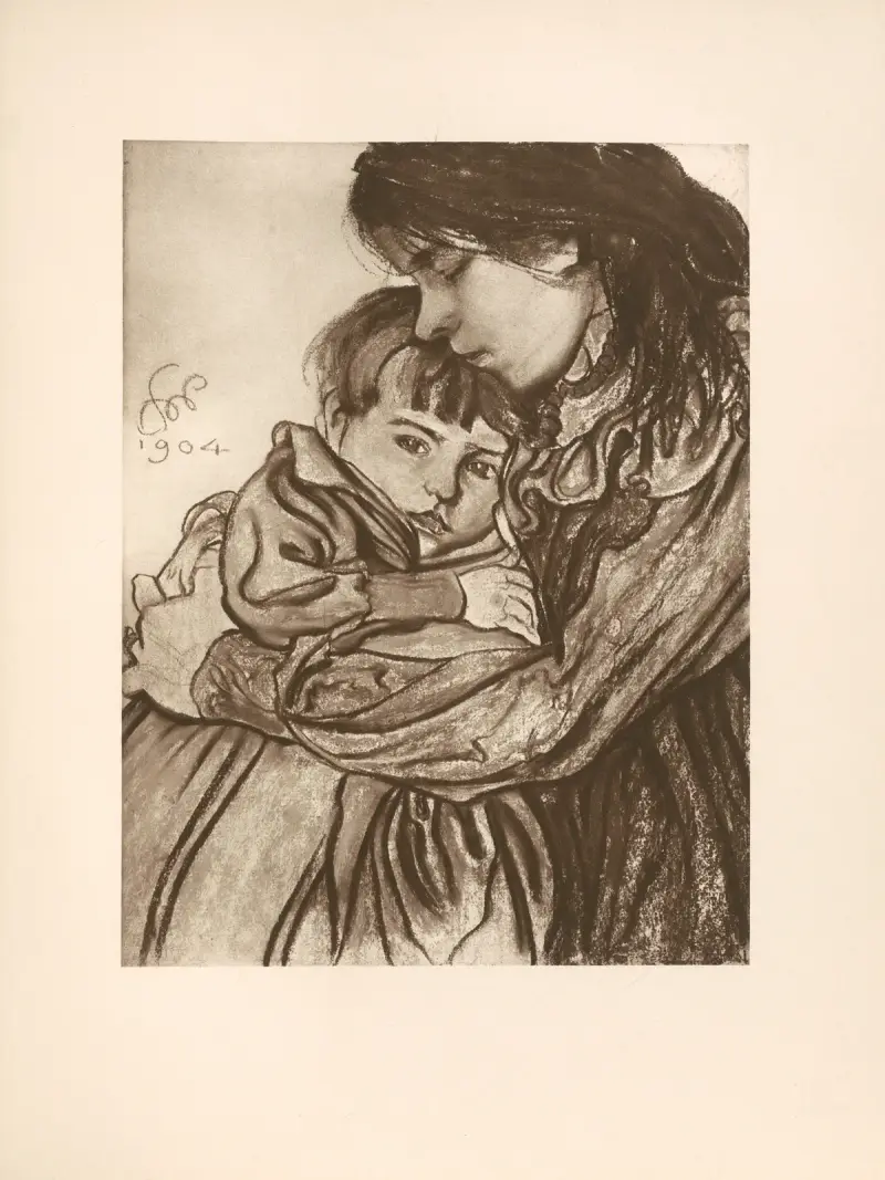 Macierzynstwo, 1904 av Stanisław Wyspiański