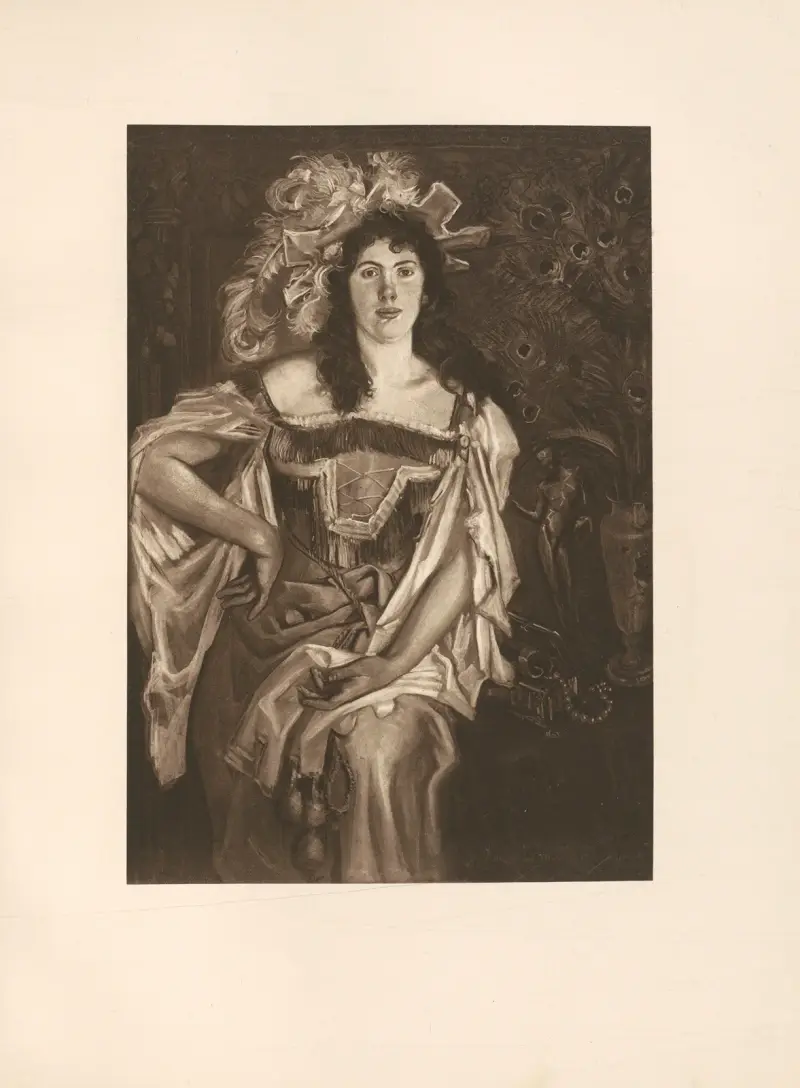 Portret H. Leszczynskiej w Roli Katarzyny av Stanisław Wyspiański