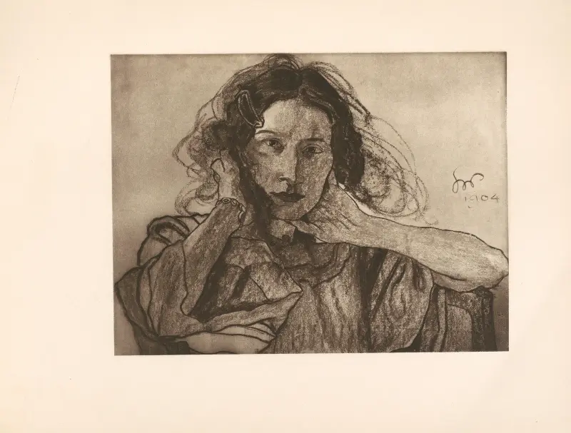 Portret Ireny Solskiej av Stanisław Wyspiański