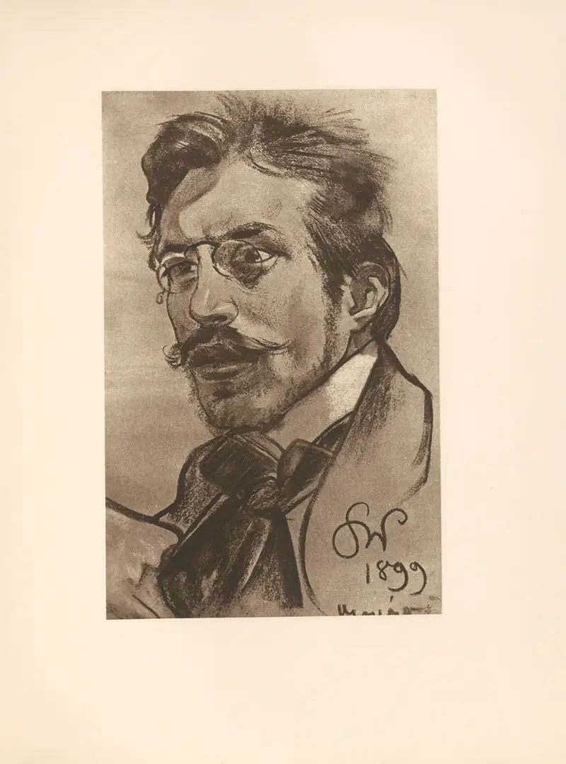 Porträtt av Jerzy Żuławski av Stanisław Wyspiański