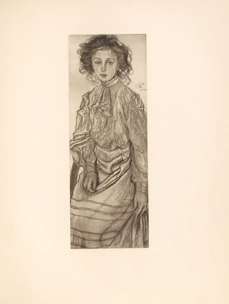 Portret P. Krzysztalowiczowej av Stanisław Wyspiański