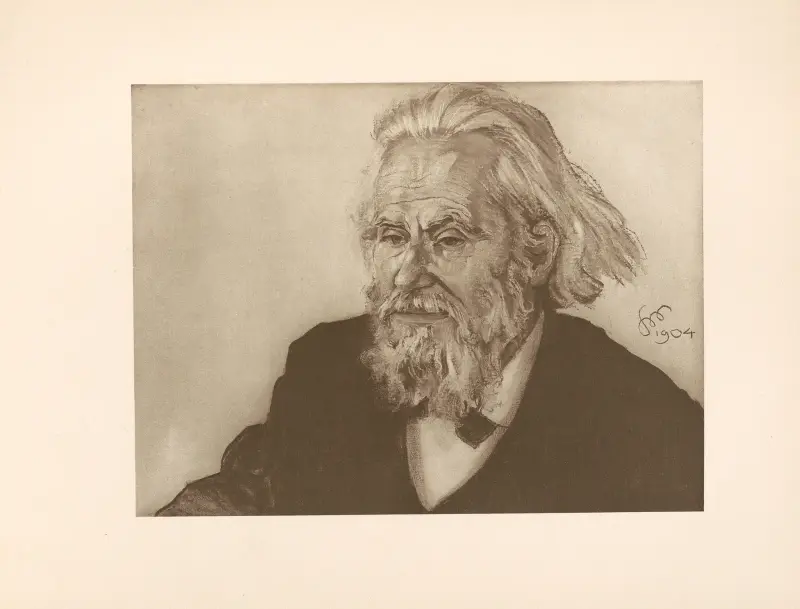 Porträtt av Władysław Mickiewicz av Stanisław Wyspiański