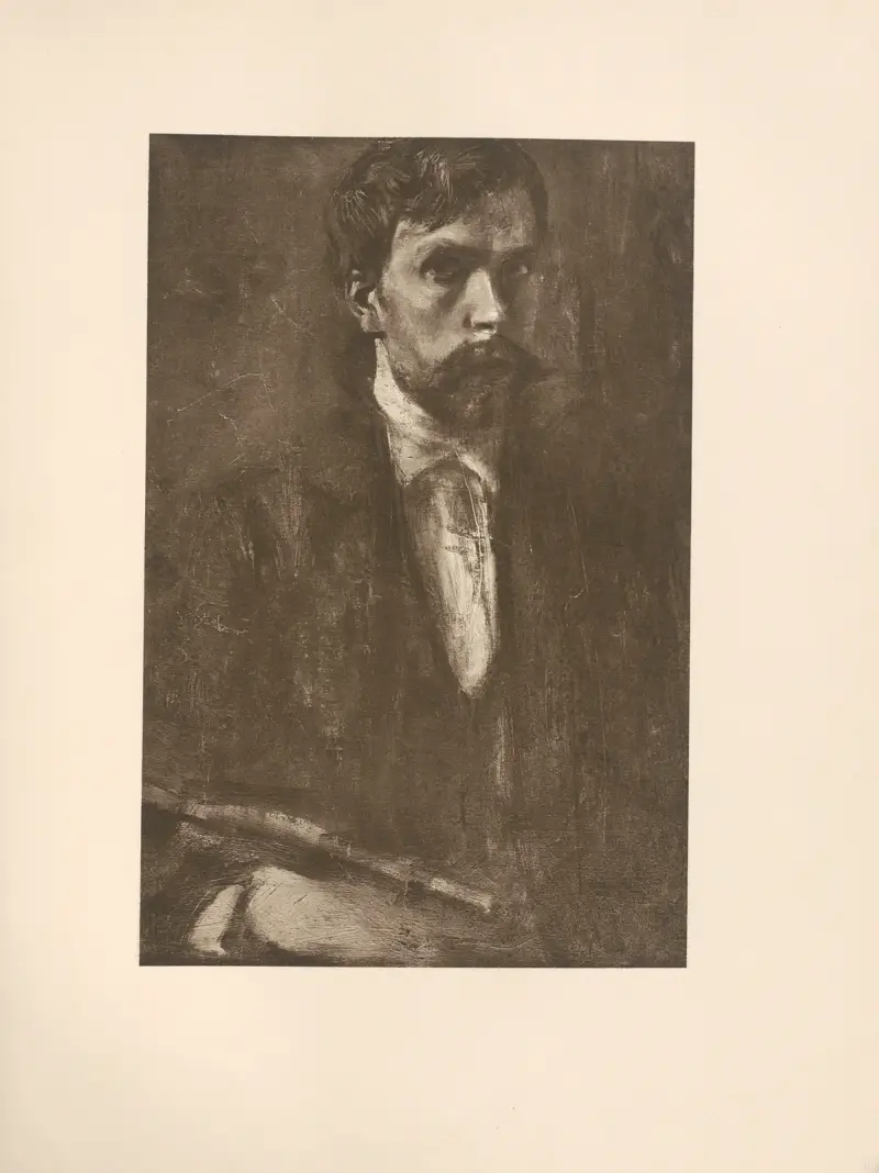 Portret własny, 1893 av Stanisław Wyspiański