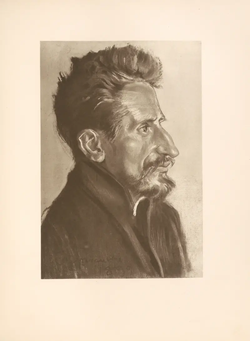 Portret Zenona Parviego av Stanisław Wyspiański