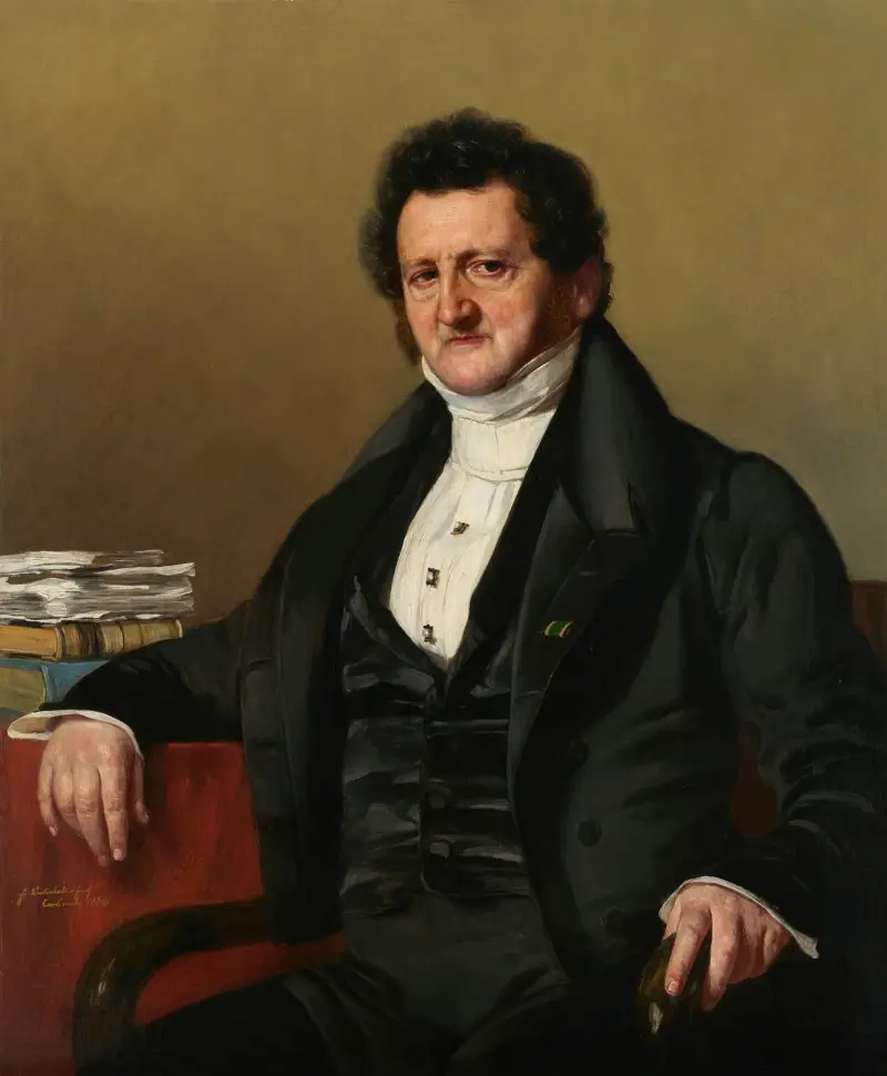 Banker David Seligmann, Freiherr von Eichthal av Franz Xaver Winterhalter