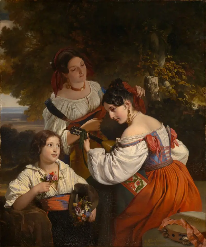 Römische Genreszene von Franz Xaver Winterhalter