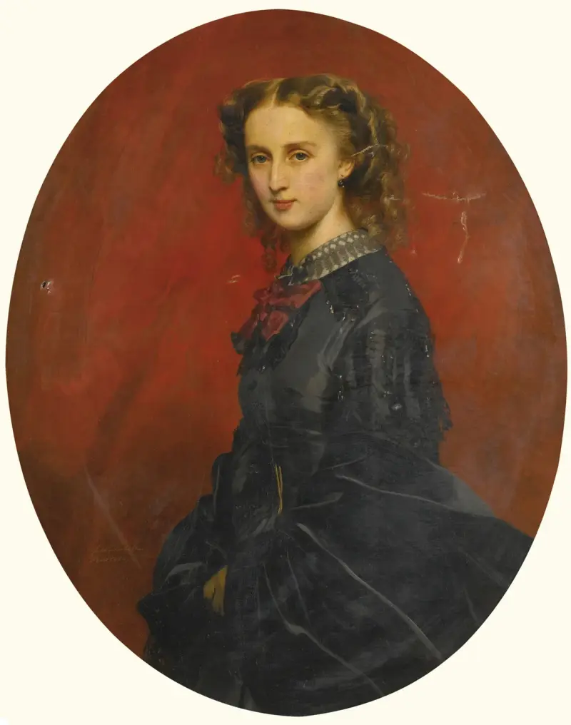 Wanda Fürstin von und zu Putbus (1837–1867), född friherrinna von Veltheim-Bartensleben av Franz Xaver Winterhalter