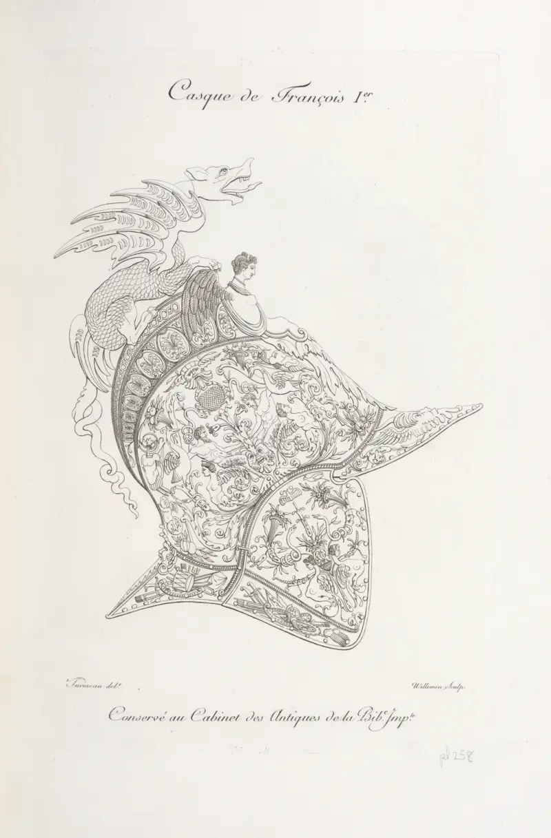 Přilba Františka I., Nicolas Xavier Willemin