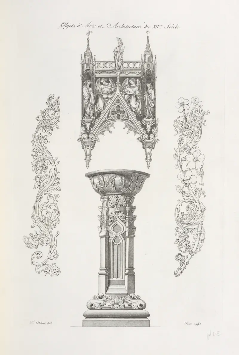 Objets d’arts et architecture du XIVe. siècle., Nicolas Xavier Willemin