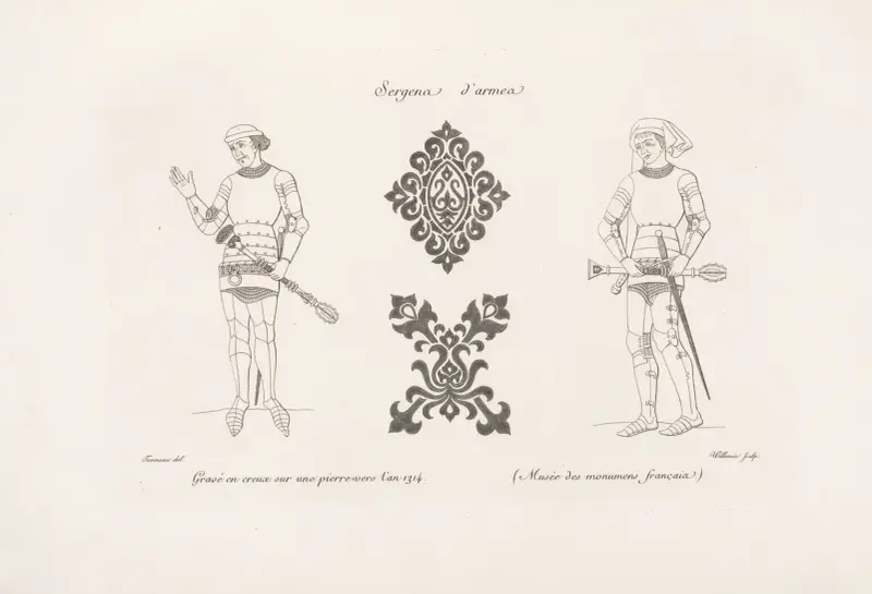 Sergens d’armes. av Nicolas Xavier Willemin