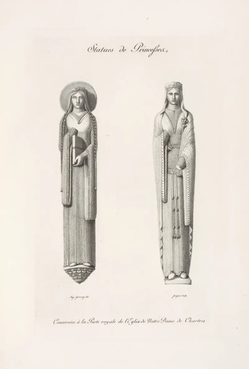 Prinzessinnenstatuen von Nicolas Xavier Willemin
