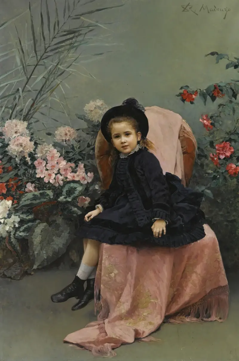 Porträt von Mercedes de Heeren von Raimundo de Madrazo y Garreta