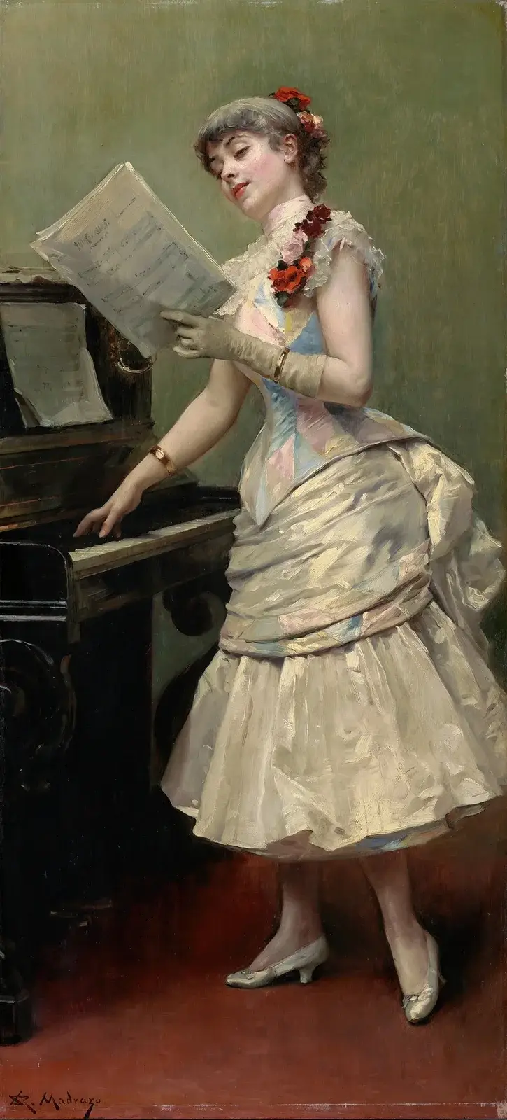 Zpěvačka, Raimundo de Madrazo y Garreta
