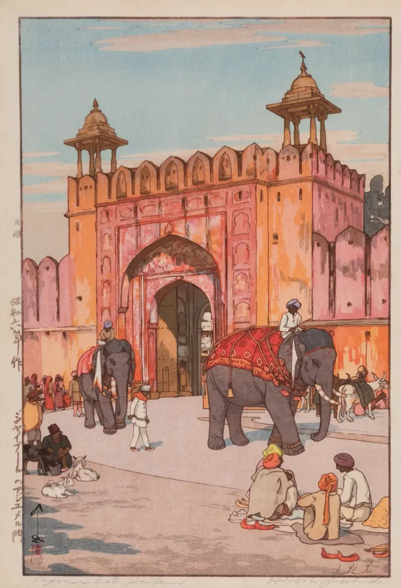 Ajmer-Tor, Jaipur von Yoshida Hiroshi