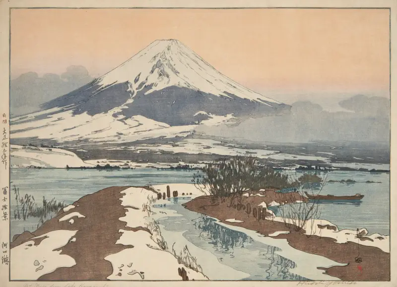 Kawaguchi ko (Fuji od jezera Kawaguchi), Yoshida Hiroshi