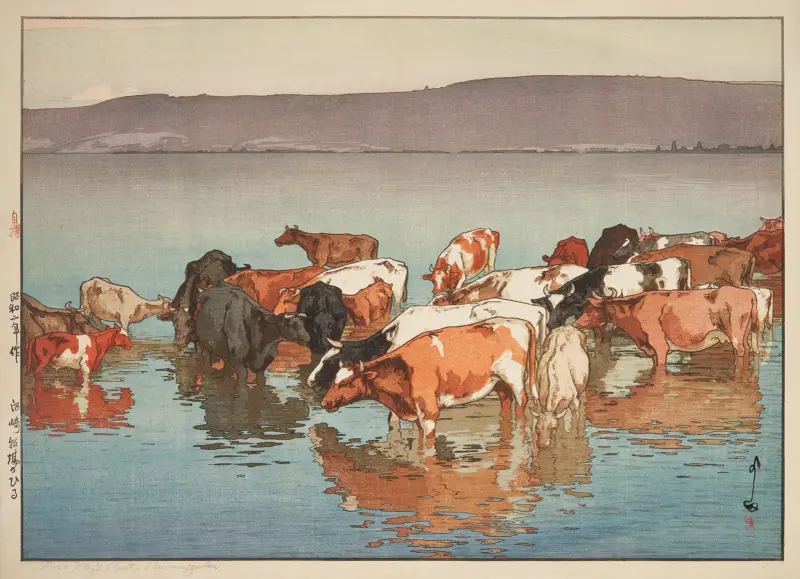 Mittagsruhe, Numazaki von Yoshida Hiroshi