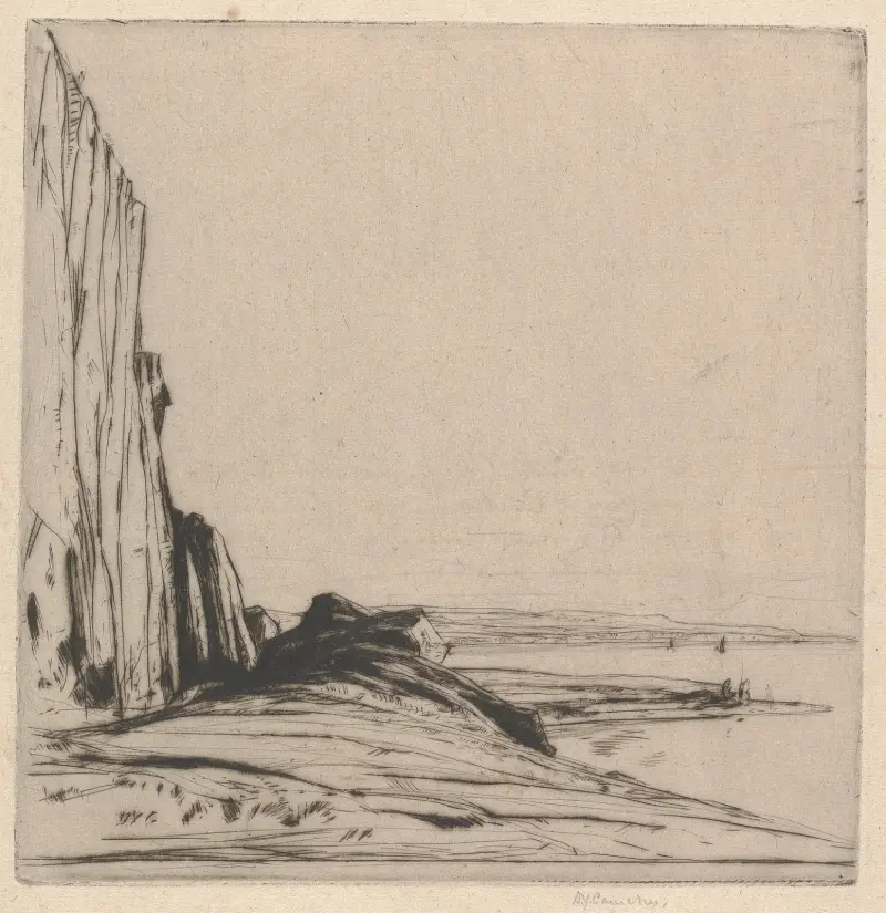 Appin Rocks von David Young Cameron
