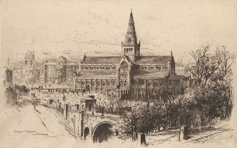 Glasgow Cathedral von David Young Cameron