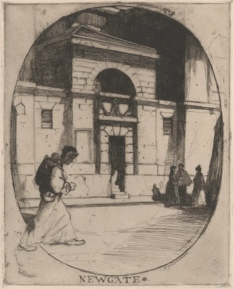 Newgate, 1899 von David Young Cameron