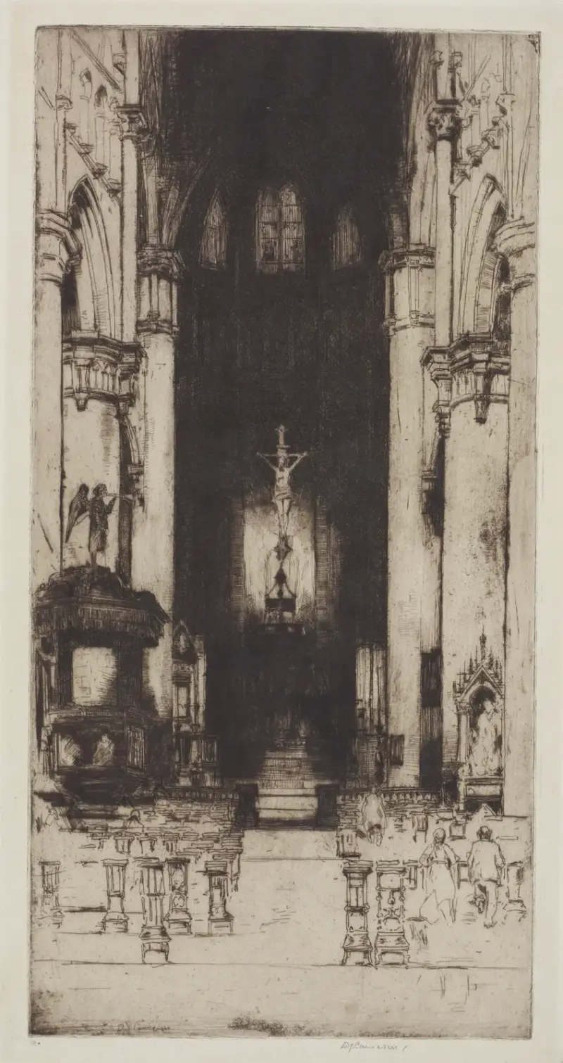 Notre Dame, Dinant, David Young Cameron