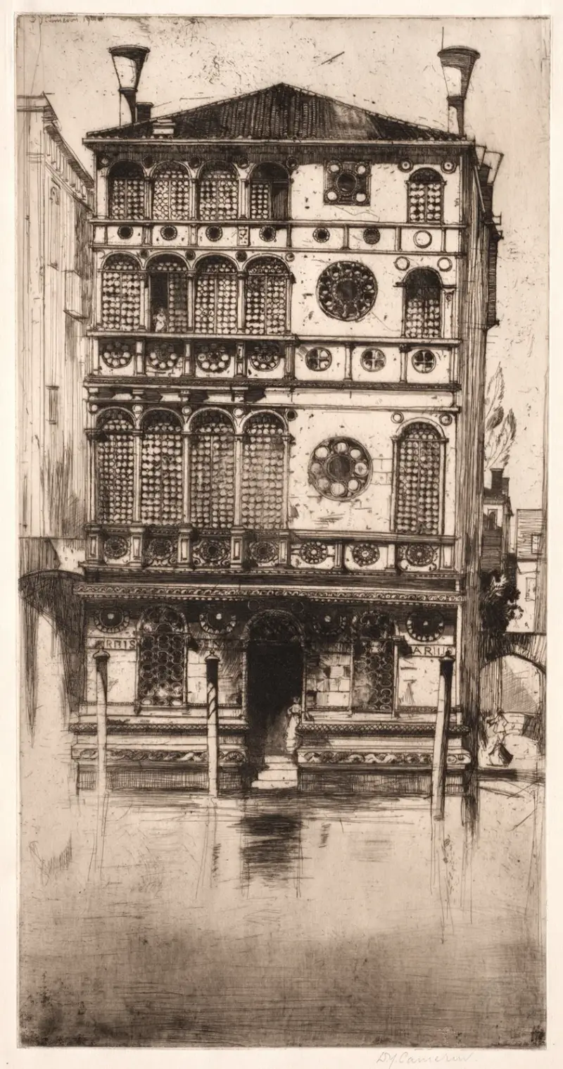 Palazzo Dario, Venedig av David Young Cameron