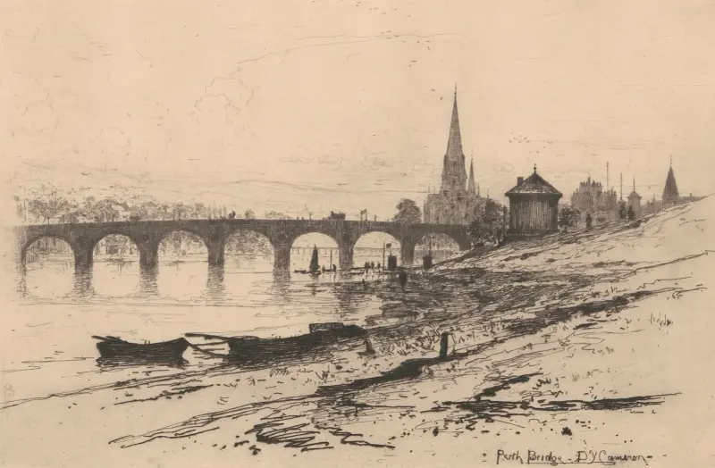 Perth Bridge von David Young Cameron