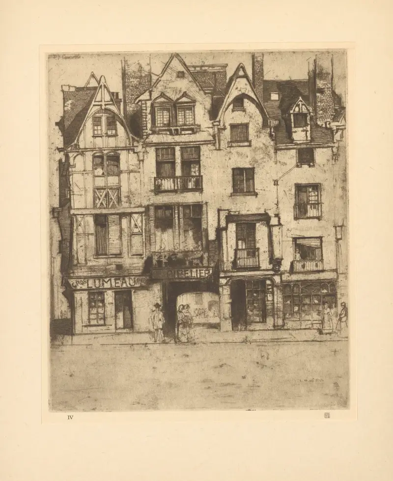 Place Plumereau, Tours av David Young Cameron