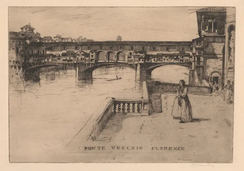 Ponte Vecchio von David Young Cameron