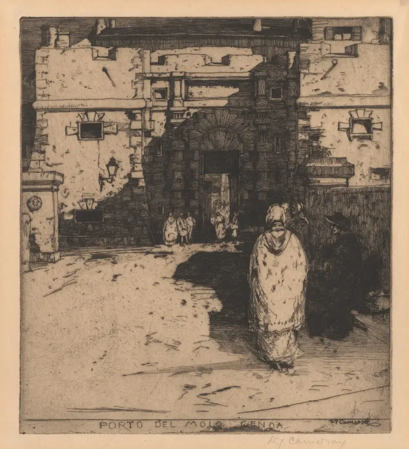 Porta del Molo, Genoa av David Young Cameron