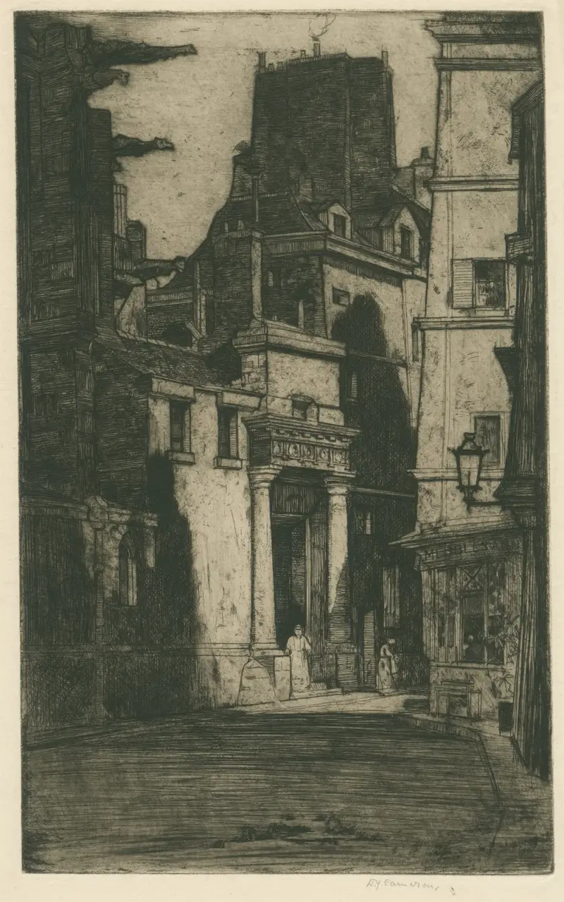 Saint Gervais, Rue des Barres av David Young Cameron