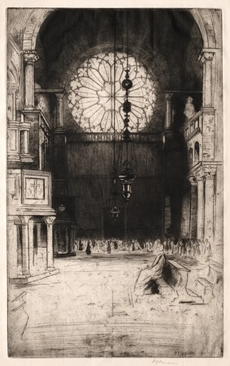St. Mark's Nr. 2 (Venedig) — Innenraum von David Young Cameron