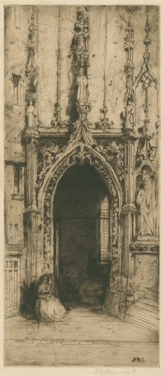 St. Merri, Paris av David Young Cameron