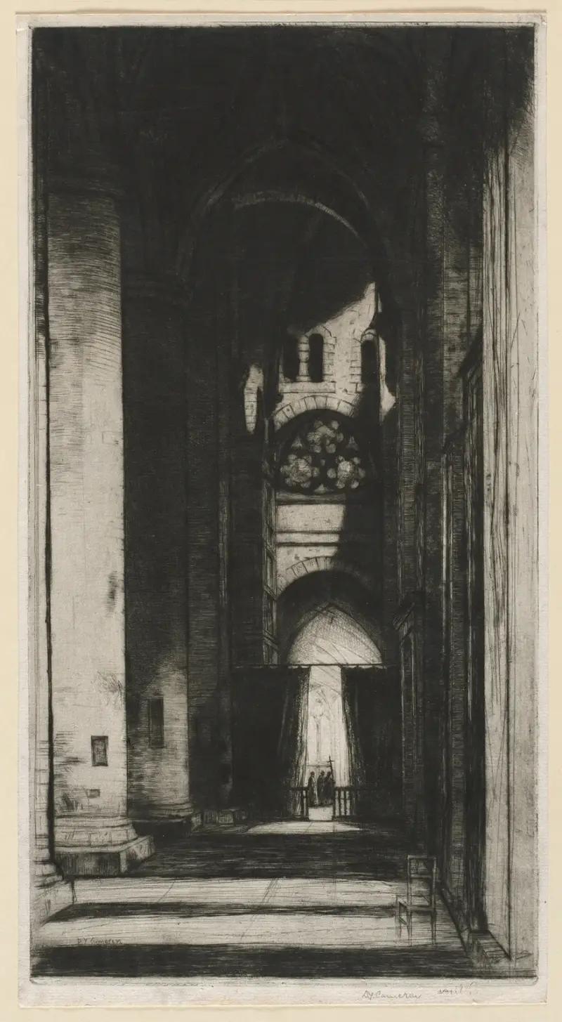 Tewksbury Abbey von David Young Cameron
