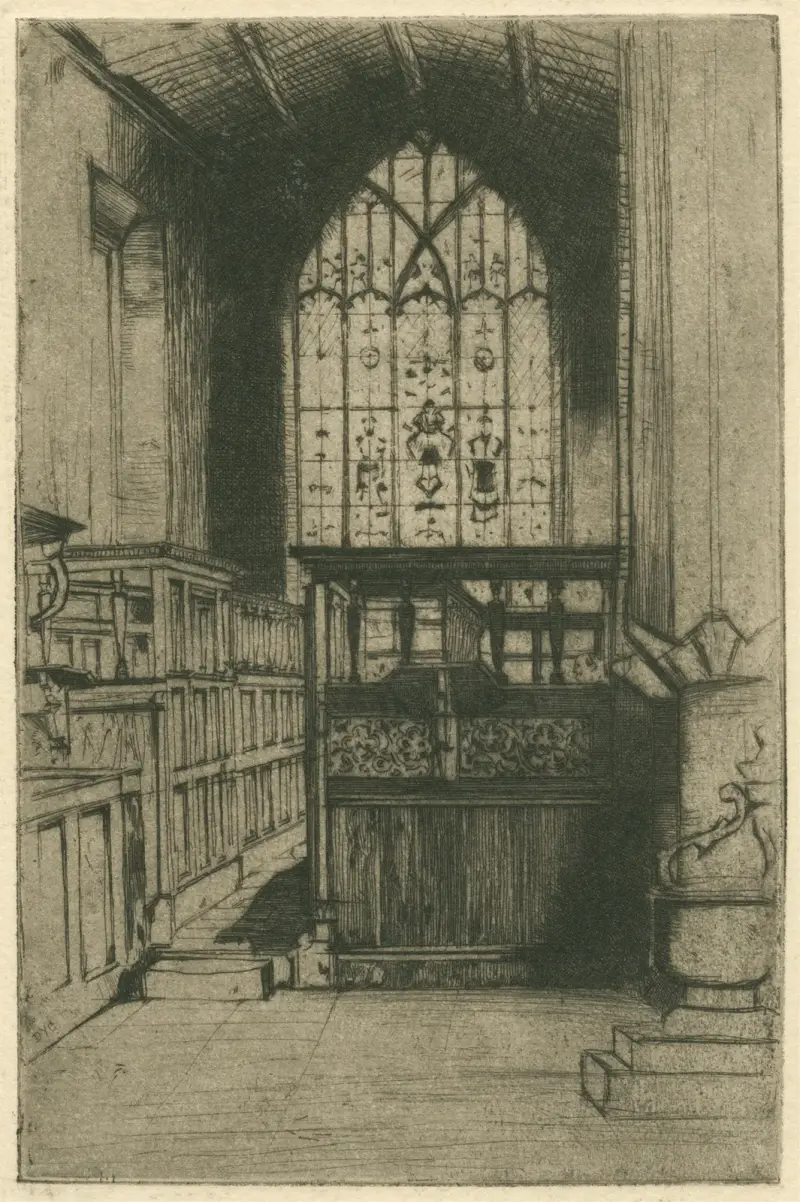 Kapellet i Haddon Hall av David Young Cameron