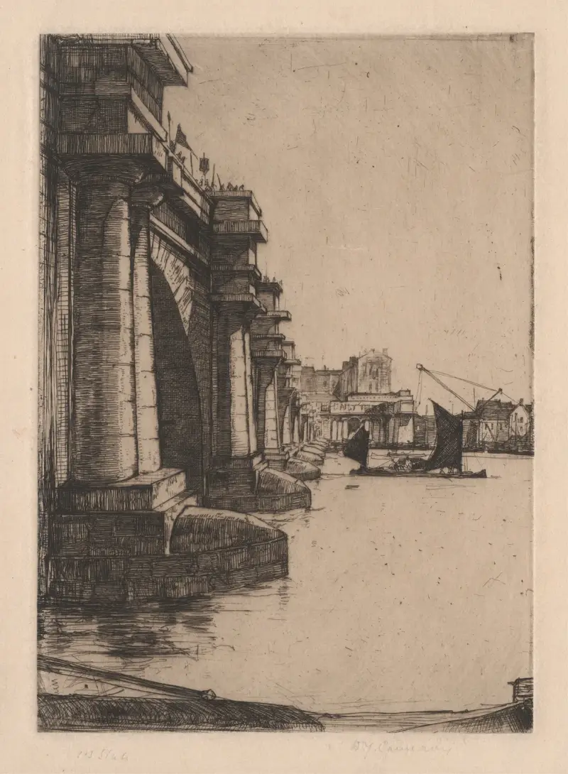 Waterloo Bridge, Nr. 2 von David Young Cameron